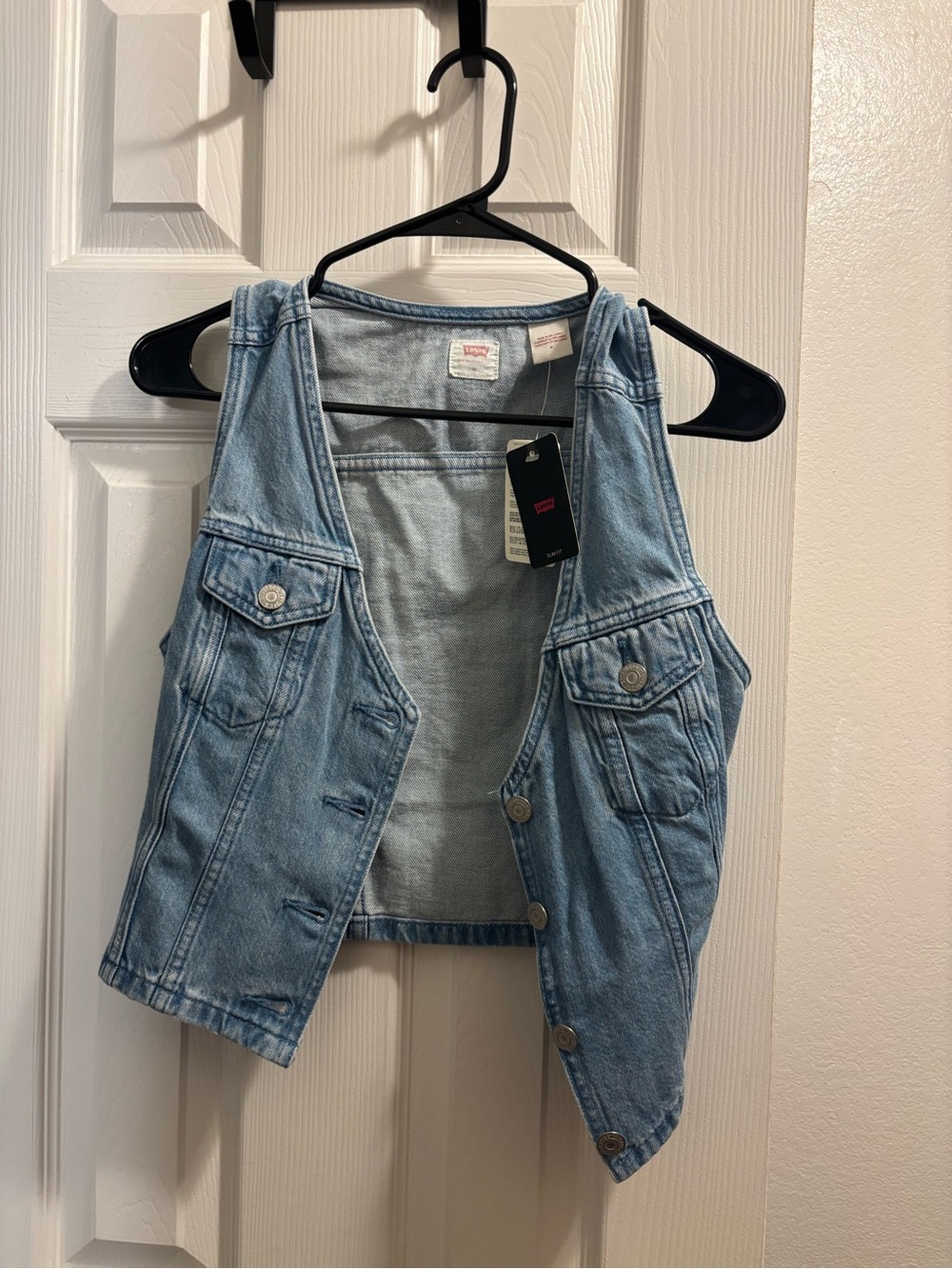 Levi's Women's Light Wash Denim Vest